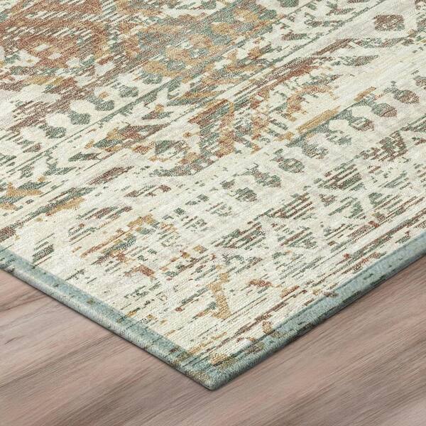 Chantille Machine Washable Indoor/Outdoor Abstract ACN3161 Cream 2 ft. x 3 ft. Accent Rug