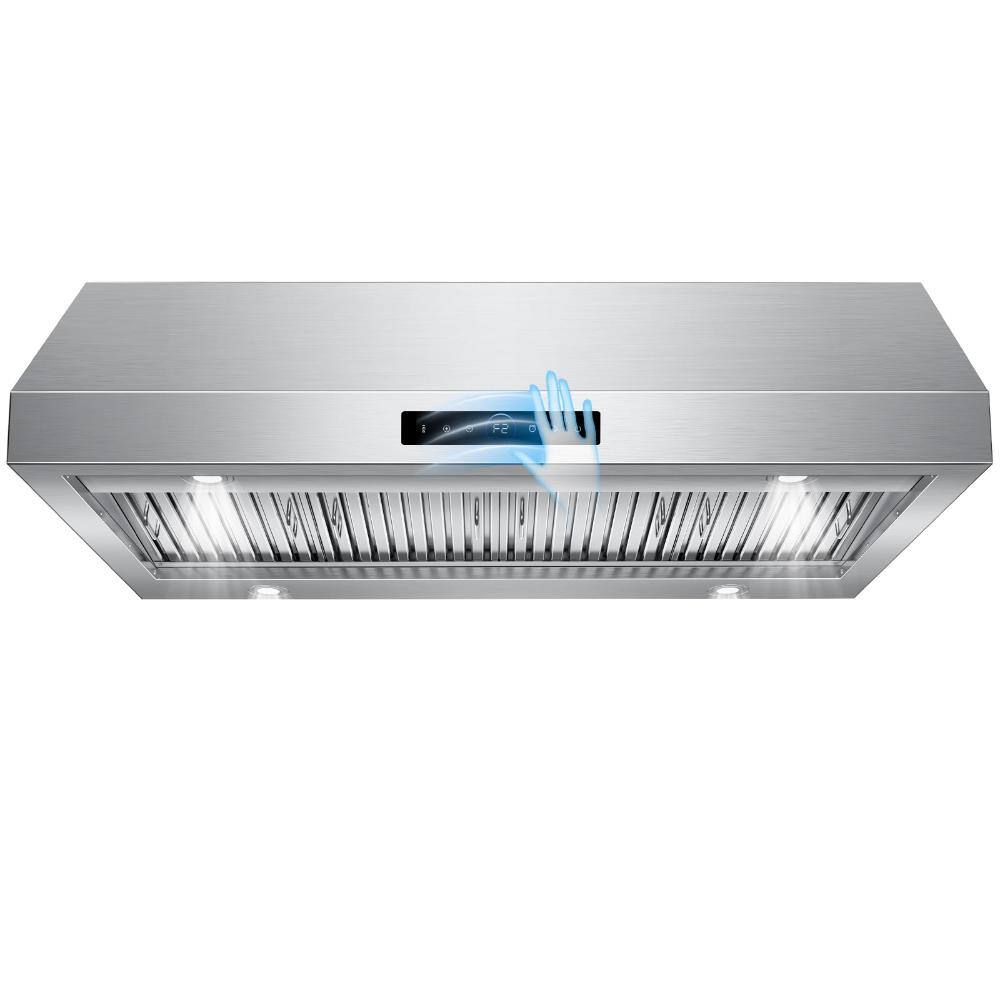 42 in. 600 CFM Ducted Under Cabinet Range Hood with 4-Speed Gesture Sensing & Touch, Stainless Steel price history on PriceWatchPro