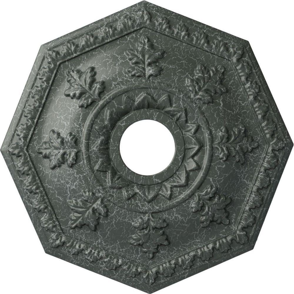 "1-1/2"" x 18"" x 18"" Polyurethane Nottingham Ceiling Medallion, Athenian Green Crackle" price history on PriceWatchPro