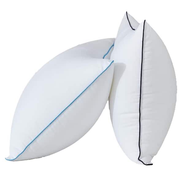 Afoxsos Bagless Soft Down Alternative Pillow Set of 2, 27.6 in. L x 17.8 in. W, Premium Plush for Side, Back, or Stomach Sleeper