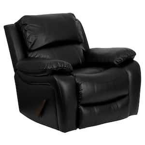 Black Leather Rocker Recliner