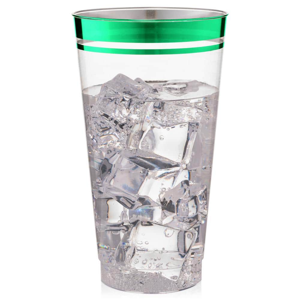 60ct Touch of Color Hunter Green 16 oz Plastic Cups