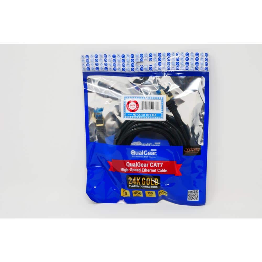 10 ft. CAT 7 Round High-Speed Ethernet Cable - Black price history on PriceWatchPro
