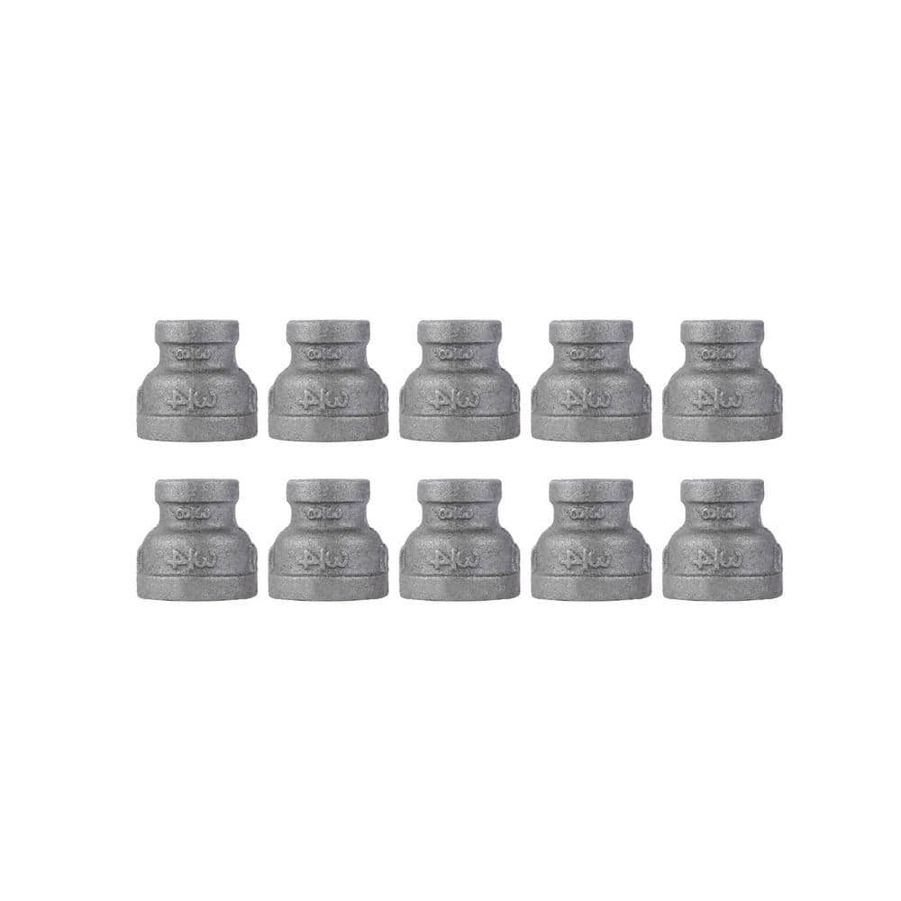 3/4 in. x 3/8 in. Black Iron Reducing Coupling (10-Pack) price history on PriceWatchPro