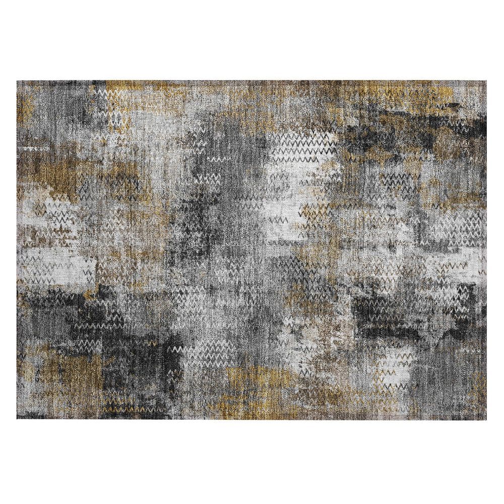 Chantille Machine Washable Indoor/Outdoor Abstract ACN2790 Gray 3 ft. x 4 ft. Area Rug price history on PriceWatchPro
