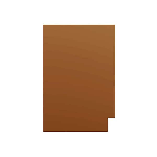 Kunal Kitchens Amherst Shaker 0.25 in. W x 34.5 in. H x 23.25 in. D in Walnut End Panel in Assembled Base Cabinet