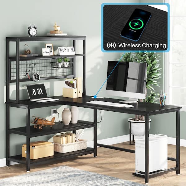 Amazon.com: Claiks L Shaped Standing Desk Adjustable Height