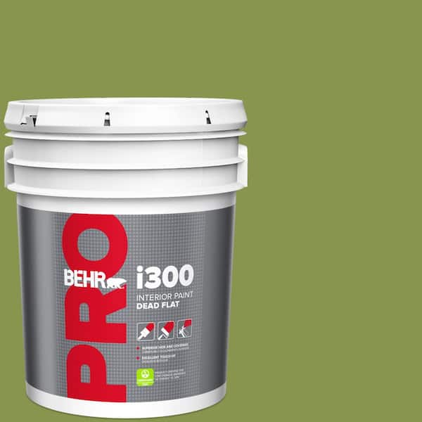 BEHR PRO 5 gal. #410D-5 Scotland Isle Dead Flat Interior Paint