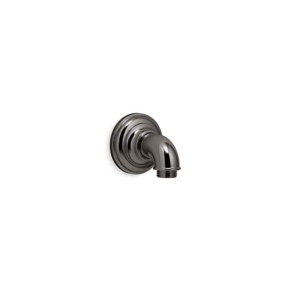 Kohler Artifacts Metal 90 Degree Wall Mount 12 In Supply Elbow Fitting Vibrant Titanium 72796 4488