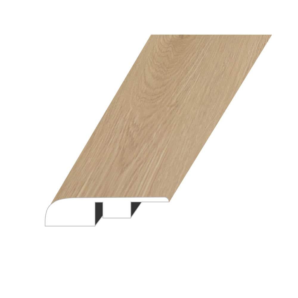 Pacific Beige 0.6 in. Thick x 1.4 in. W x 94.5 in. L Embossed Wood Look Waterproof Laminate End Cap Molding price history on PriceWatchPro