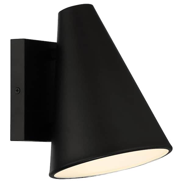 Access Lighting 1-Light Black LED Outdoor Wall Lantern Sconce (1-Pack)