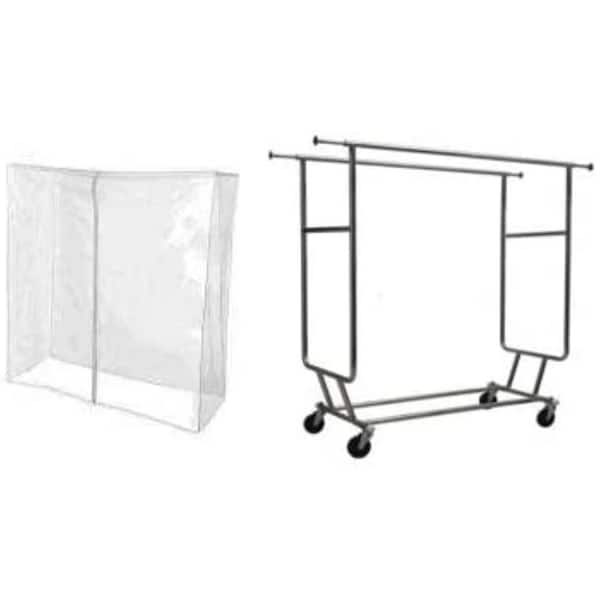 Only Hangers Double Collapsible Rolling Rack