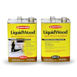 Liquid Wood Repair 2 gal. Kit Translucent Amber