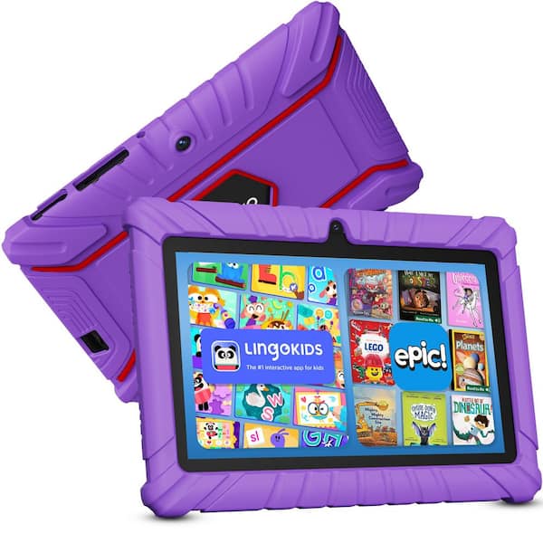 Tablet Color Violet CONTIXO V8 Kids Tablet 32GB 7 in. WiFi Learning Tablet with Parental ...