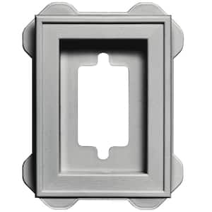 4.5 in. x 6.3125 in. #030 Paintable Recessed Mini Mounting Block