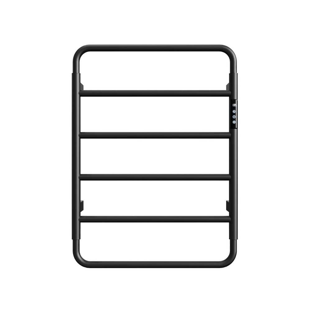 Electric Towel Warmer Wall Mount Heated Towel Rack 6-Bars Plug in Hardwired
