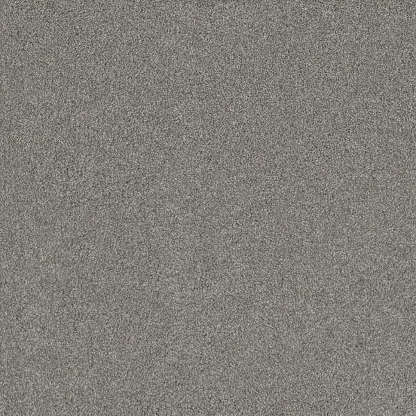 Lifeproof Misty Meadows I- Clearmont Gray - 45 oz. SD Polyester Texture Installed Carpet