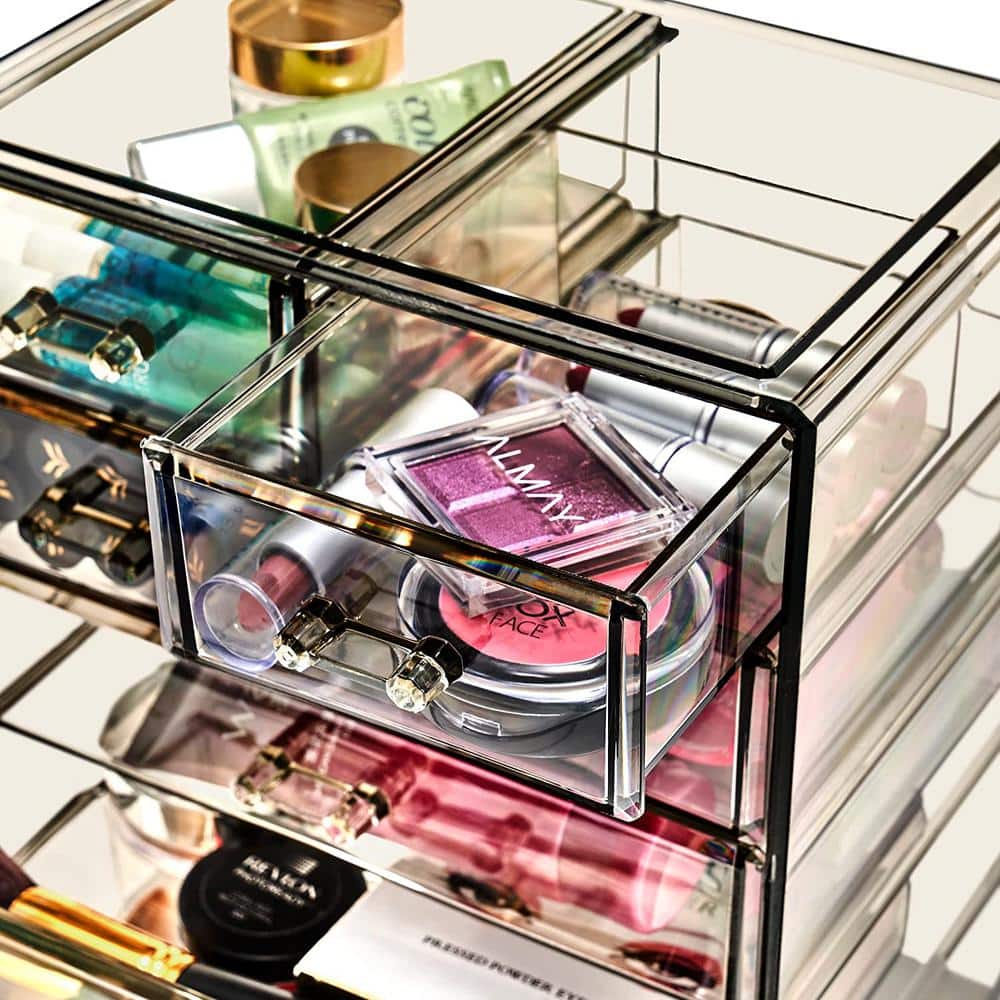 Clear Acrylic 7-Drawer Cosmetic and Jewelry Organizer