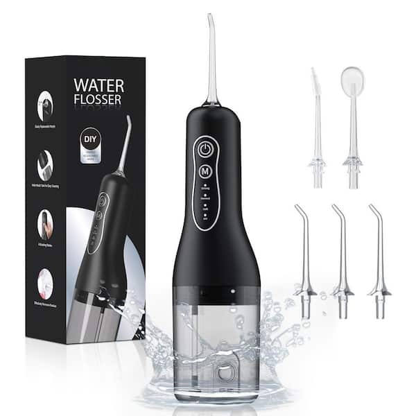 Portable Water Flosser with 4 Modes and DIY Strength, 260ML Tank, 40-Day Battery for Home and Travel Oral Care