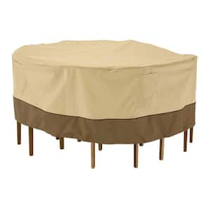 Veranda 60 in. Dia x 23 in. H Patio Table and Chair Set Cover