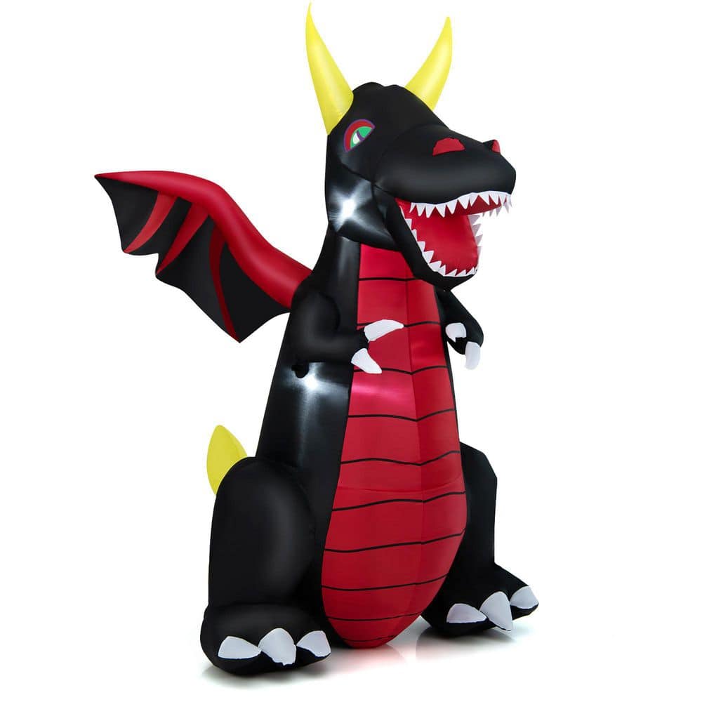 9 ft. mechanical inflatable dragon airblown outlet LED