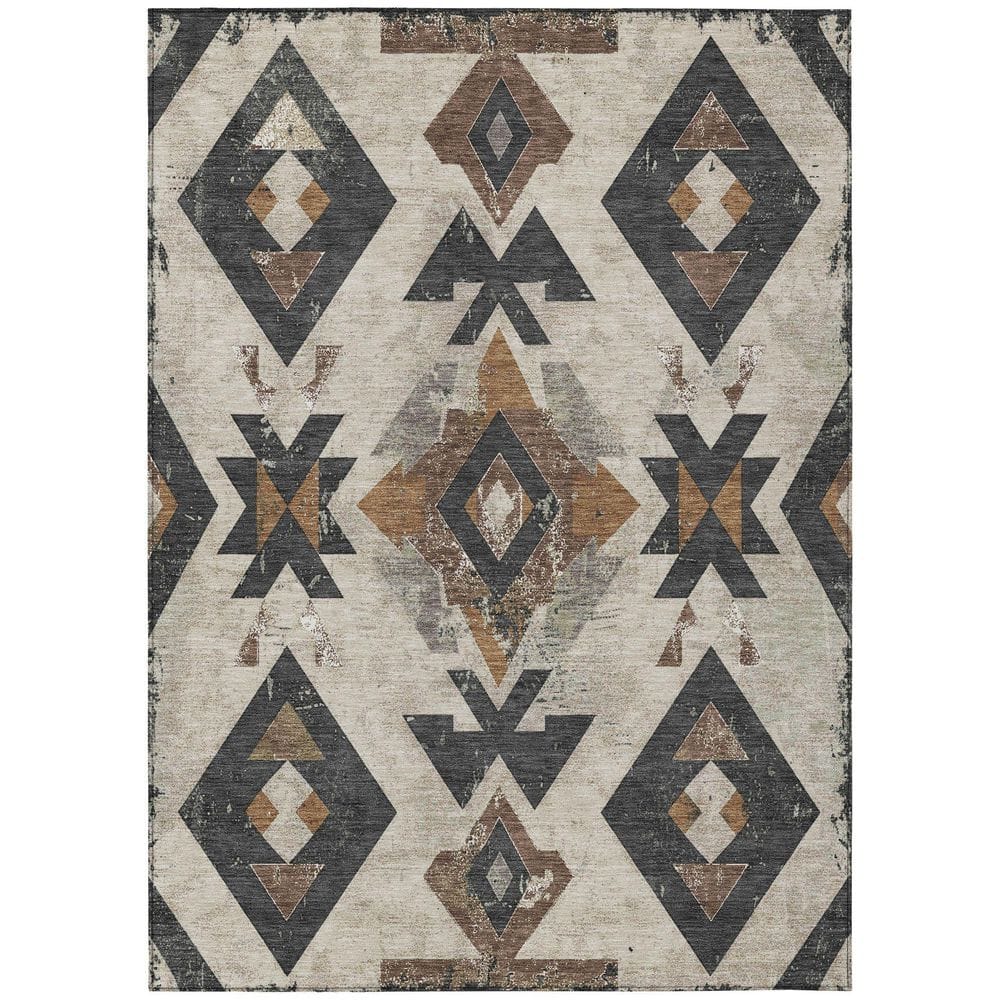 Chantille Machine Washable Indoor/Outdoor Abstract ACN1882 Beige 3 ft. x 5 ft. Accent Rug price history on PriceWatchPro