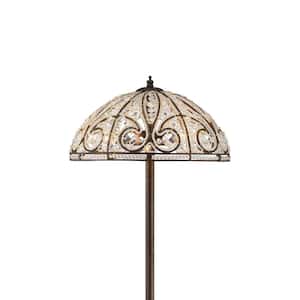 Pronima 9 in. 2-Light Bronze Indoor Standard Floor Lamp with Light Kit