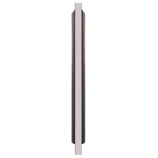 Gibraltar Building Products 12 in. x 4.5 in. x 0.9 ft. Aluminum Primed Smooth H-Moulding