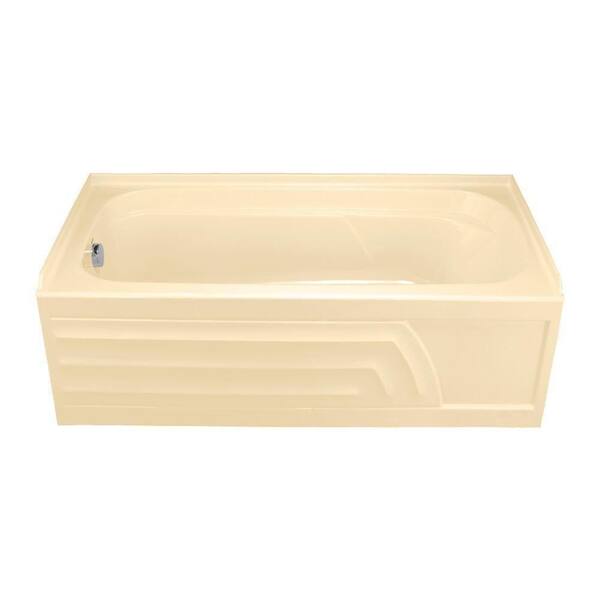 American Standard Colony 5 ft. Right Drain Acrylic Soaking Tub in Bone