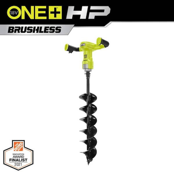 RYOBI ONE+ HP 18V Brushless Cordless Earth Auger with 6 in. Bit Included (Tool Only)