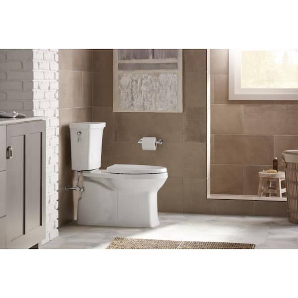 Corbelle 16.5 in. Skirted Elongated Toilet Bowl Only in White