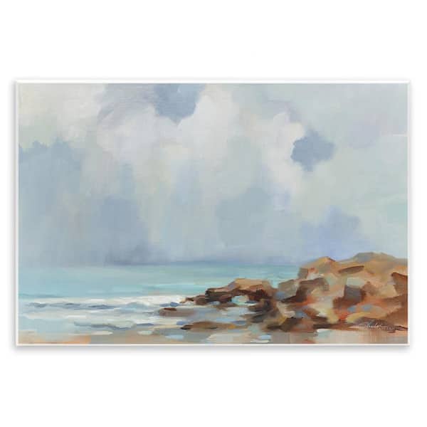 Stupell Industries Morning at Stone Beach by Silvia Vassileva Unframed Nature Graphic Art Print 10 in. x 15 in.