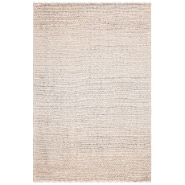 Nomad 8 ft. x 10 ft. Beige/Ivory Woven Marle Area Rug