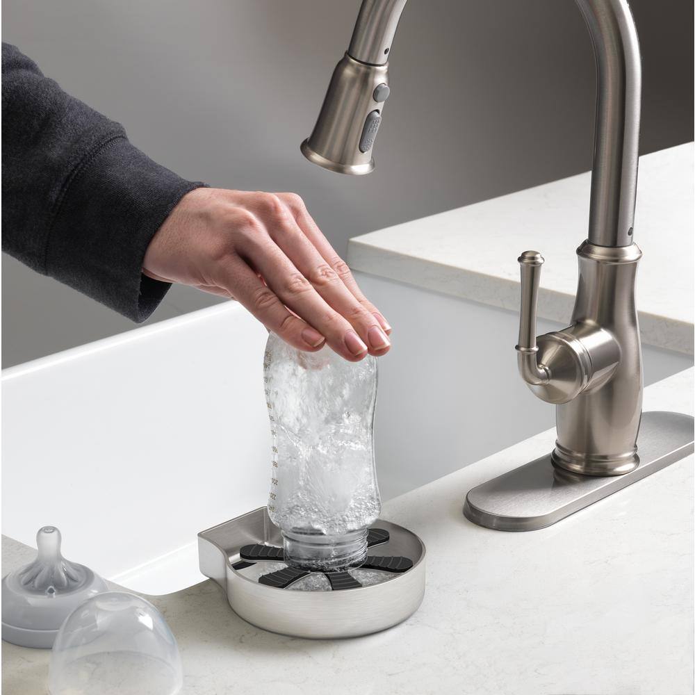Stainless Steel Kitchen Sink Glass Rinser with Detachable Hose