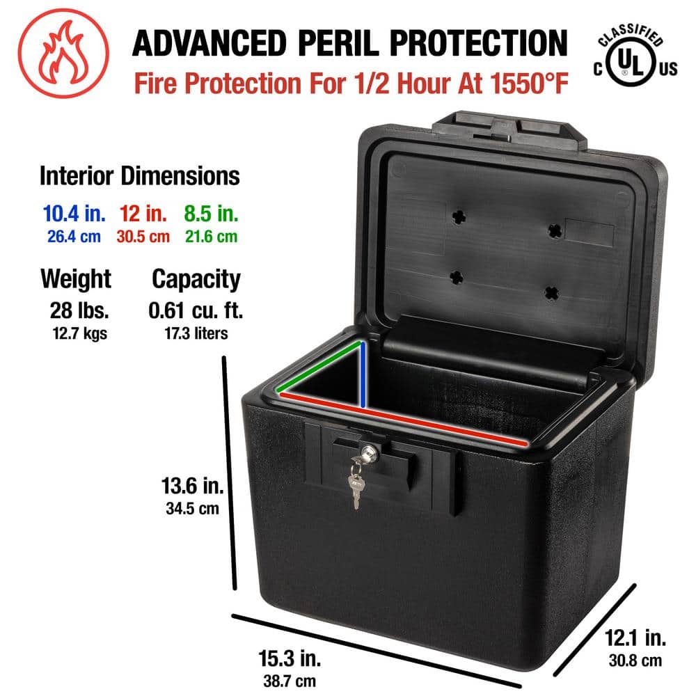 SentrySafe 0.61 cu. ft. Fireproof Safe File Box 1170