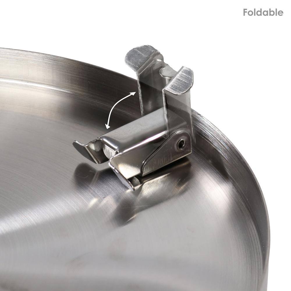 Compact Black Stainless Steel Tabletop Smokeless Fire Pit