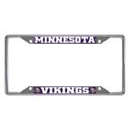 NFL - Minnesota Vikings Chromed Stainless Steel License Plate Frame