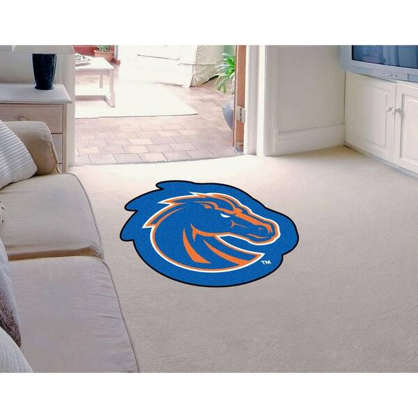 FANMATS Los Angeles Rams Navy 3 ft. x 2 ft. Mascot Helmet Area Rug