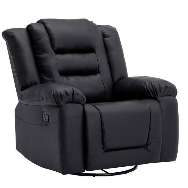 Black rocker recliner deals chair