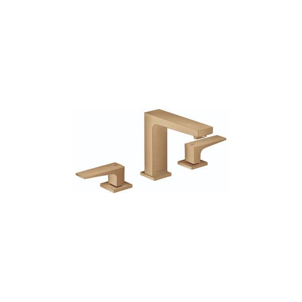 Metropol 8 in. Widespread 2-Handle Bathroom Faucet in Brushed Bronze