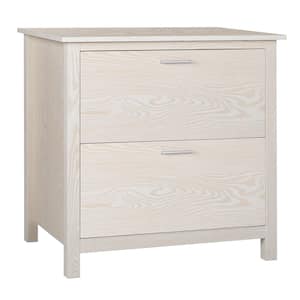 2-Drawer Off-White Lateral File Cabinet for Home Office
