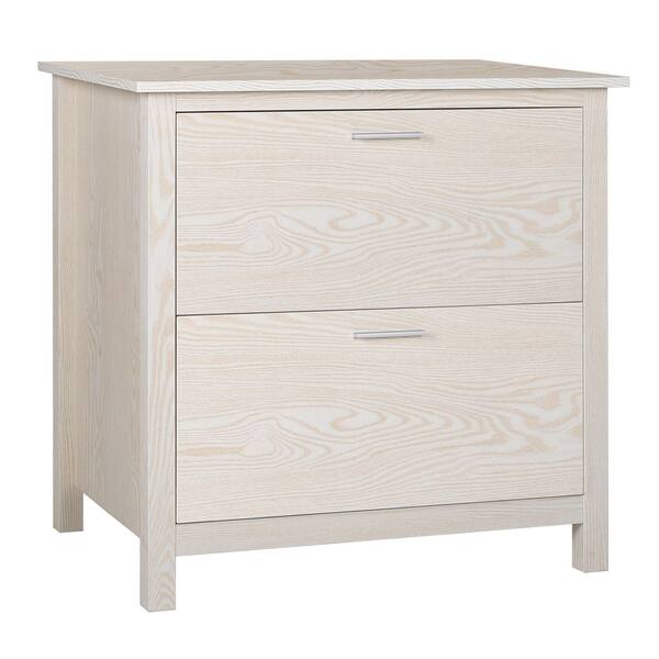 white wood file cabinet 2 drawer