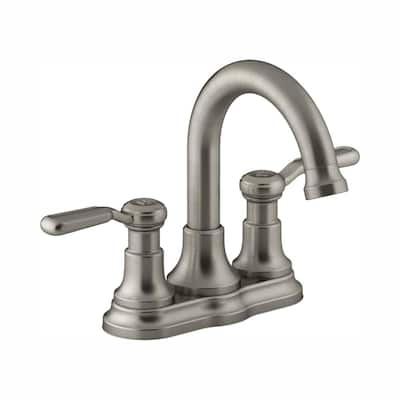 KOHLER Worth Single Hole Single-Handle Bathroom Faucet in Oil Rubbed ...