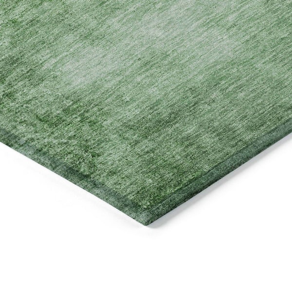 Chantille Machine Washable Indoor/Outdoor Abstract ACN1884 Green 2 ft. 3 in. x 7 ft. 6 in. Runner Rug
