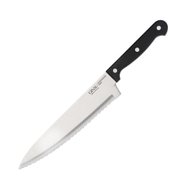 Kiso Series 6 in. Stainless Steel Full Tang Serrated Chef Knife