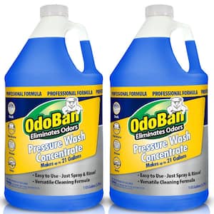 1 Gal. Pressure Wash Concentrate, Pro Pressure Washer Soap/Detergent for Siding, Driveway and Concrete Cleaning (2-Pack)