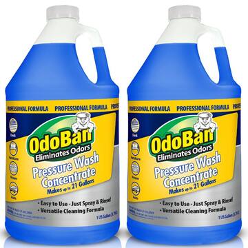 1 Gal. Pressure Wash Concentrate, Pro Pressure Washer Soap/Detergent for Siding, Driveway and Concrete Cleaning (2-Pack)