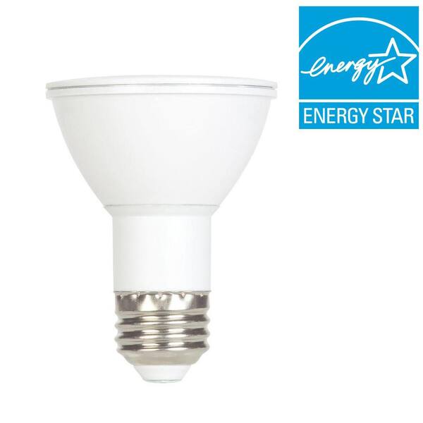 Globe Electric 50W Equivalent Soft White (5000K) PAR20 Dimmable LED Flood Light Bulb
