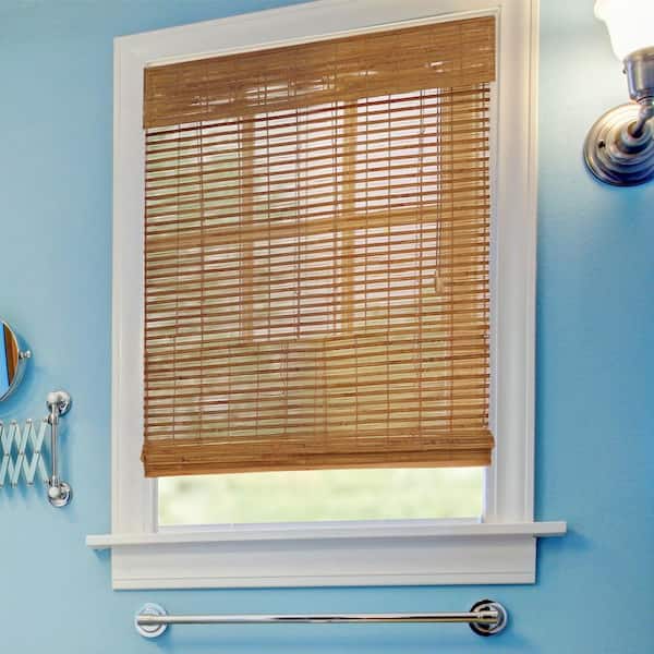 Home Decorators Collection Honey Bamboo Weave Roman Shade - 39 in. W x 72 in. L (Actual Size 38.5 in. W x 72 in L)