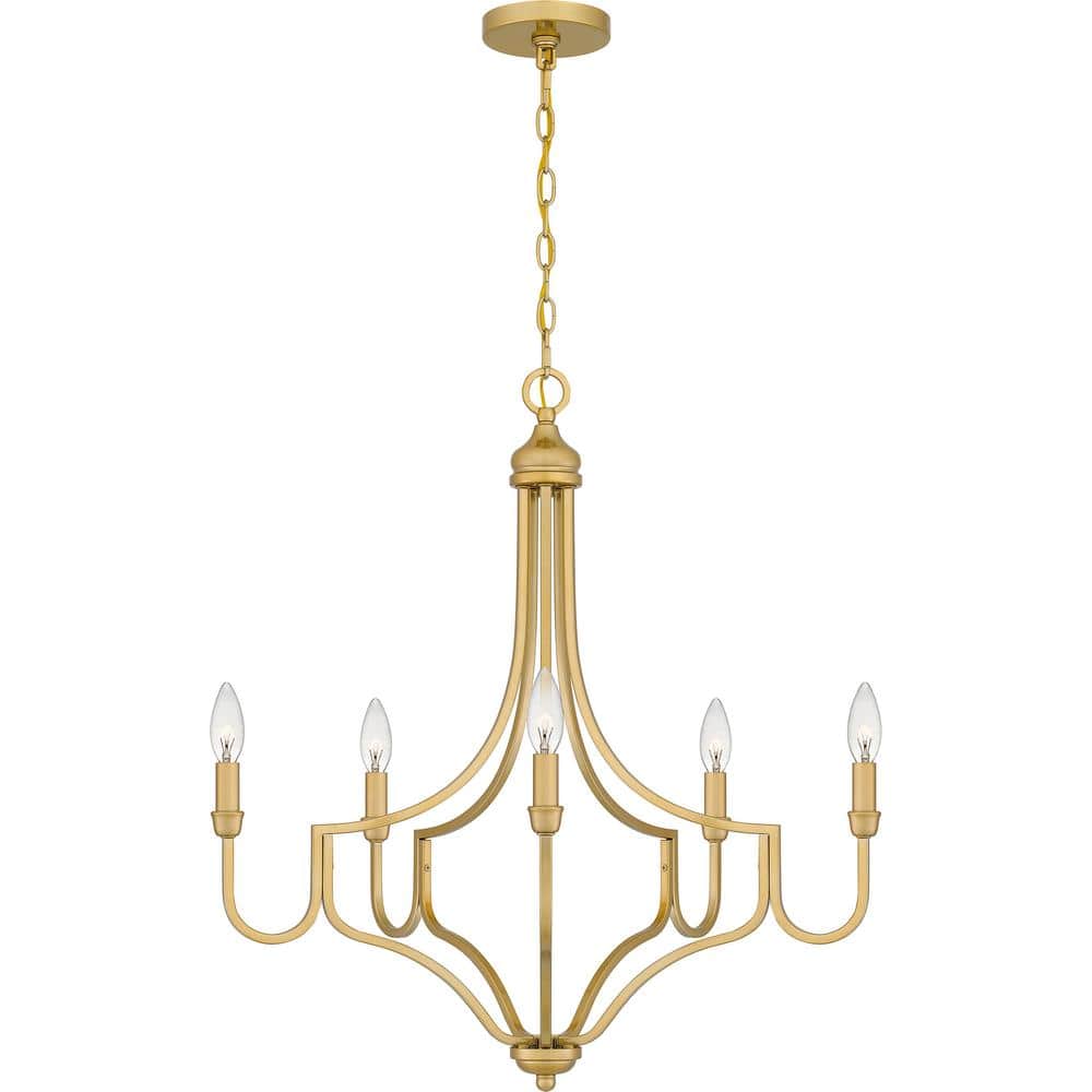 Mabel 5-Light Light Gold Chandelier price history on PriceWatchPro